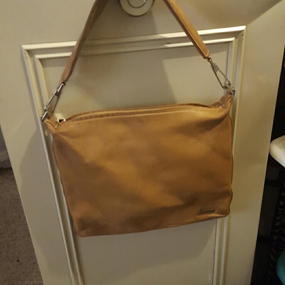 COPY - Perlina Leather Tan Bag